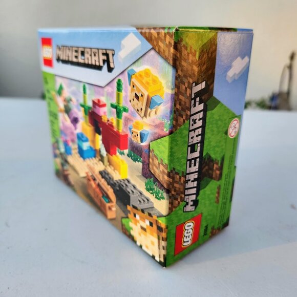 NEW LEGO Minecraft Building Set Coral Reef CHRISTMAS GIFT STOCKING STUFFER 21164 - Picture 10 of 12